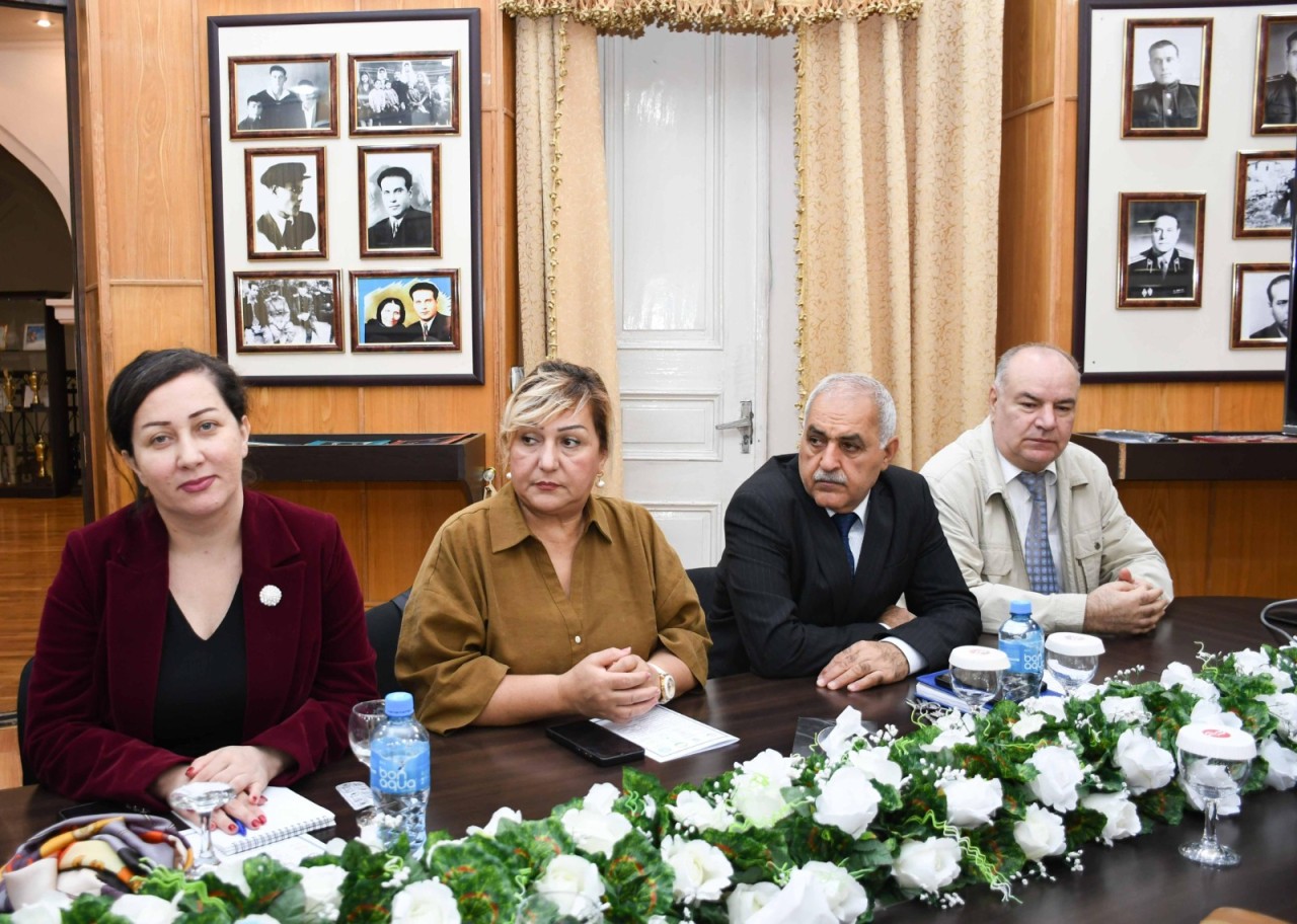 ADAU-da İlham Əliyevin ABŞ-yə işgüzar səfərinə həsr olunmuş tədbir keçirildi - FOTOLAR